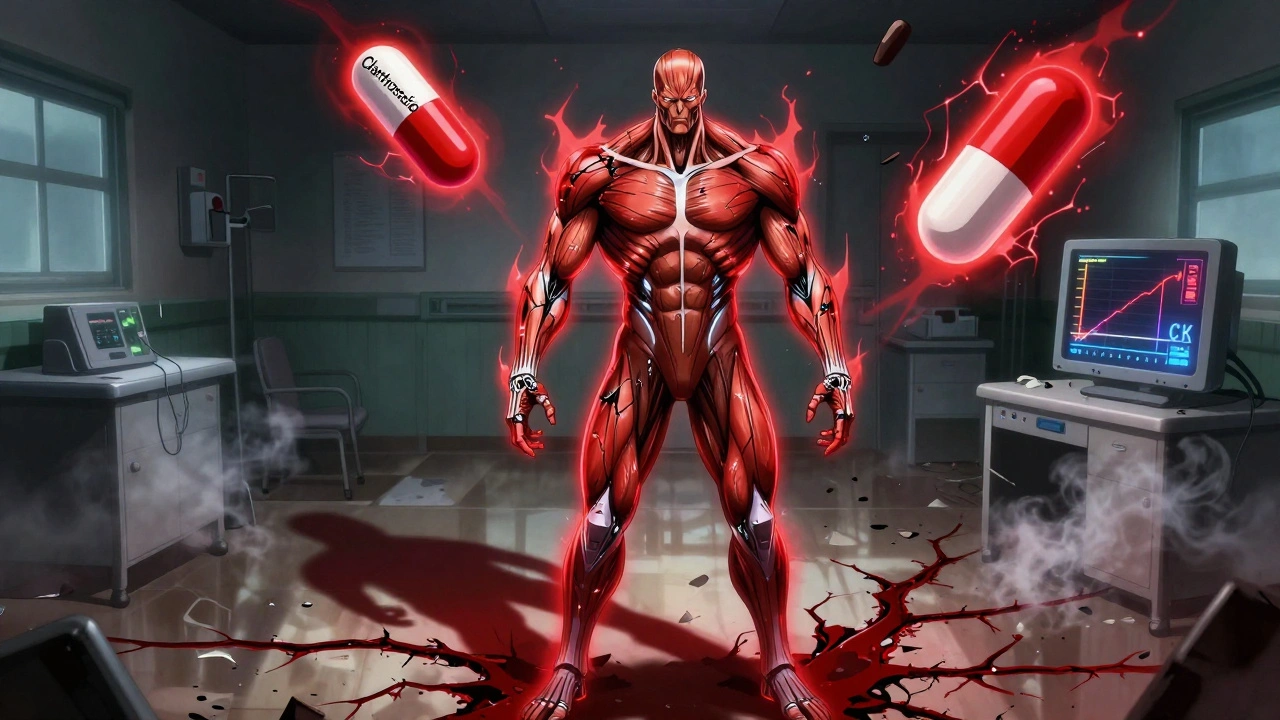 Clarithromicina y estatinas: Cómo evitar la toxicidad muscular por interacciones medicamentosas