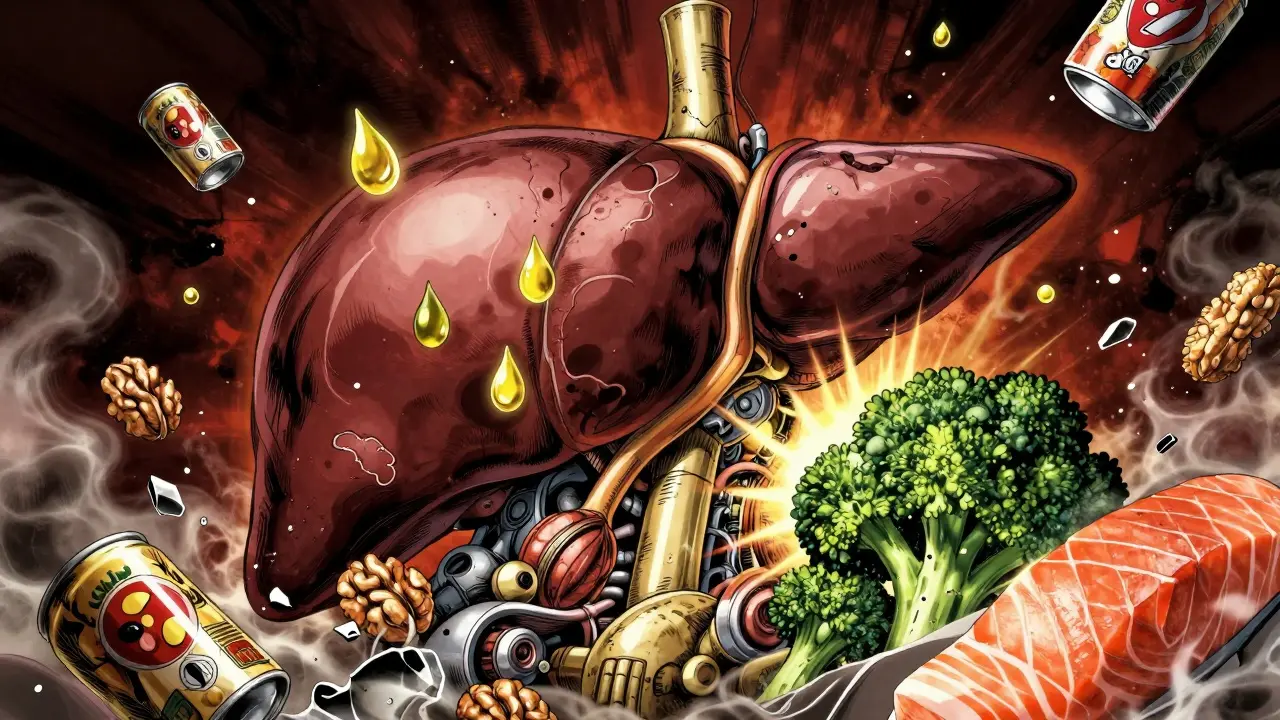 Dieta para el hígado: Estrategias nutricionales comprobadas para enfermedades hepáticas