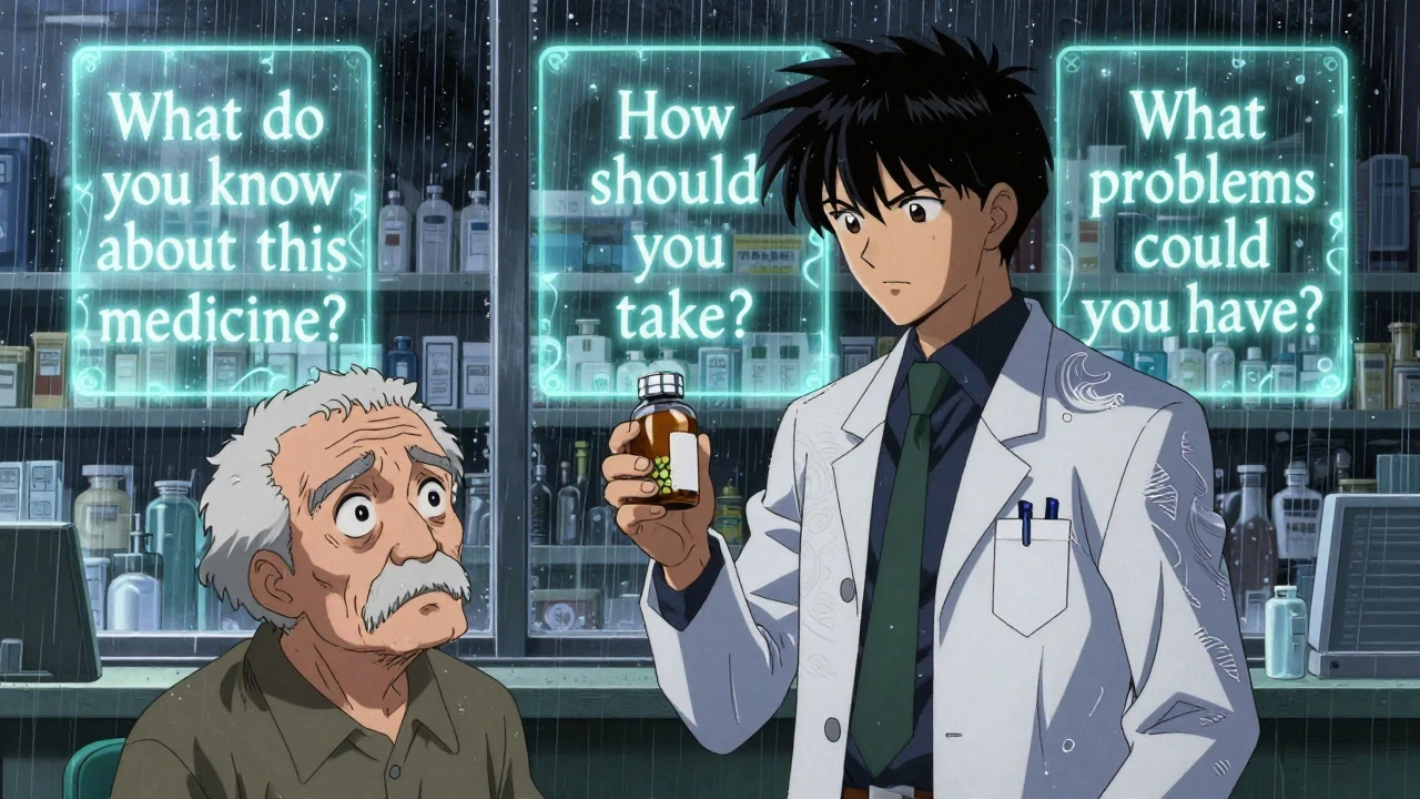 Guiones de aconsejamiento farmacéutico: materiales de formación para conversaciones estándar con pacientes