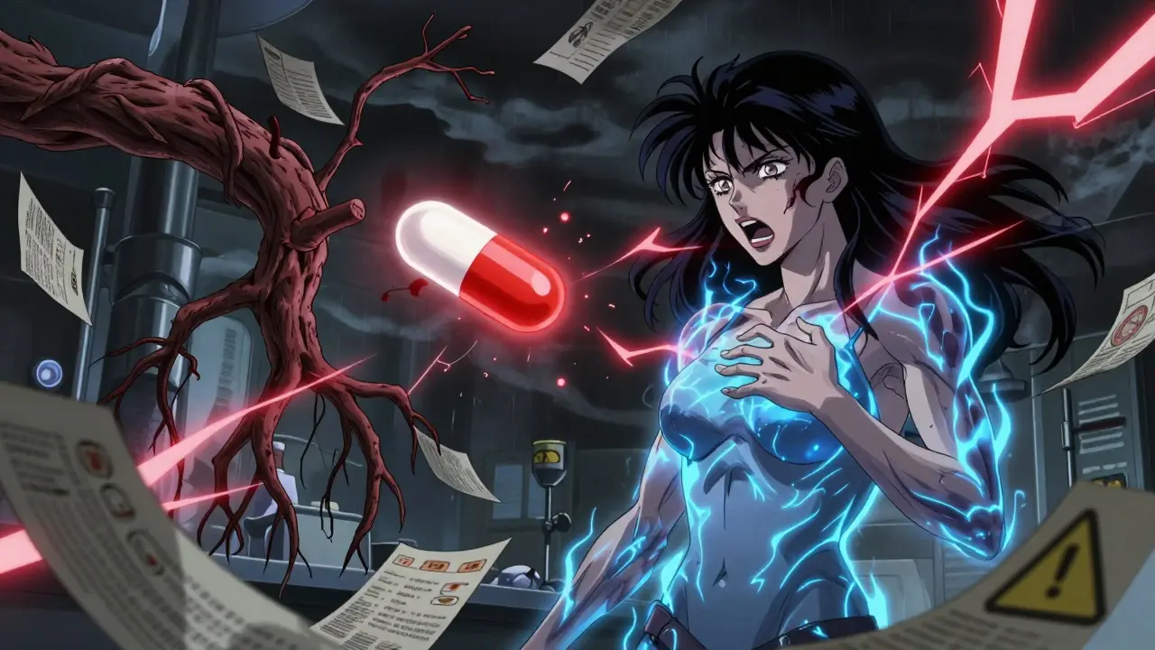 Rhodiola y antidepresivos: riesgos de la interacción serotonérgica